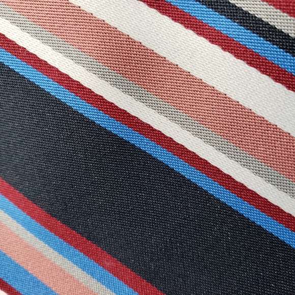 Multicolor Stripe Mens Polyester Neck Tie, 56 x 4 - Picture 5 of 5